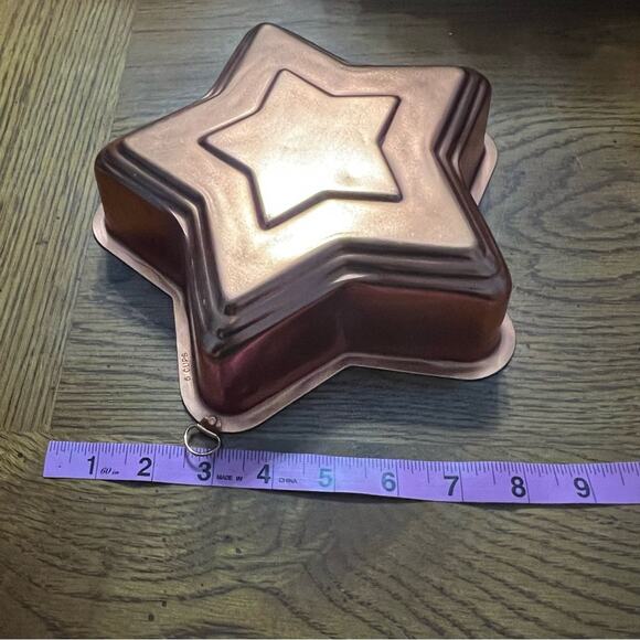 Vintage Copper Star Cake Pan Jello Mold Wall Decor - Picture 4 of 7